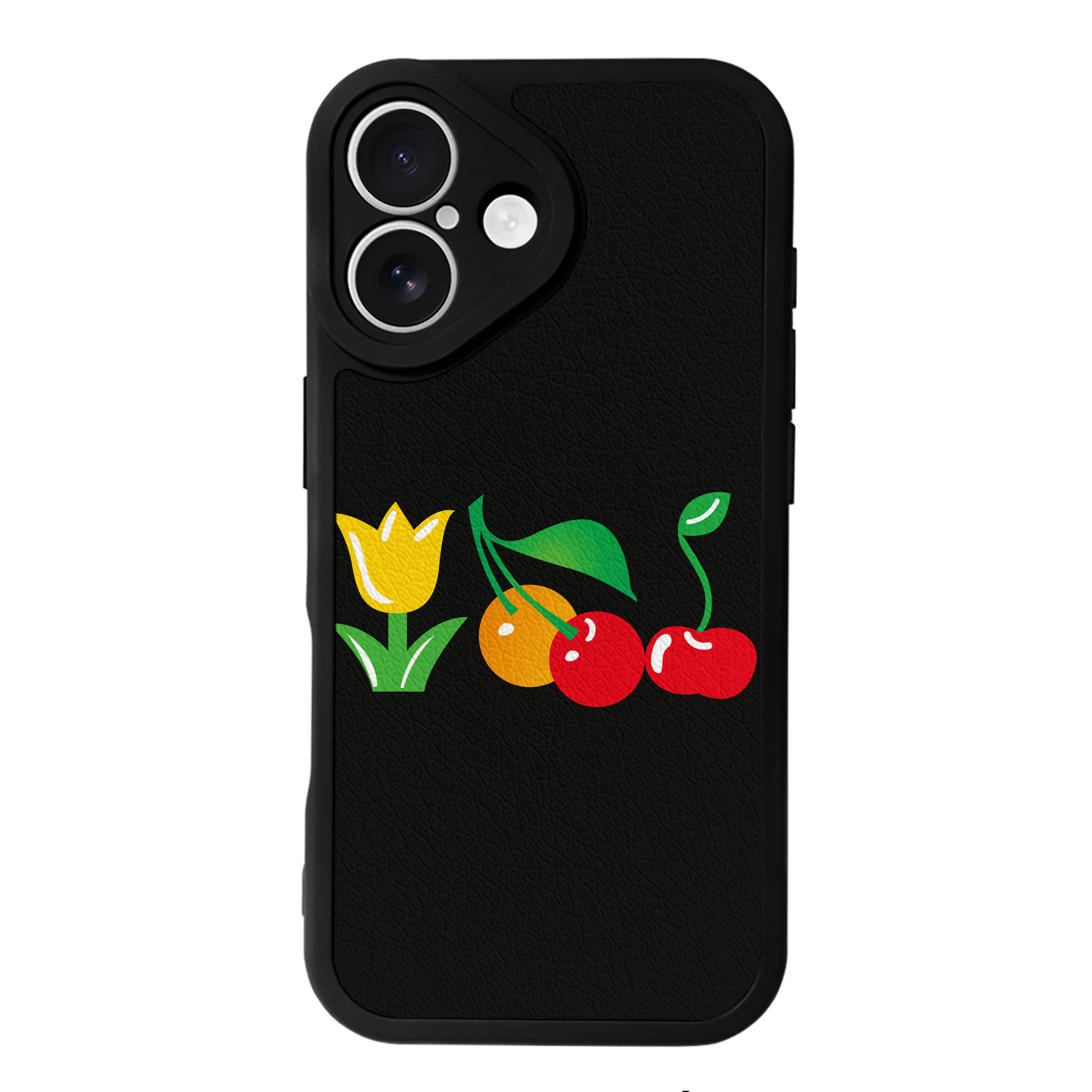 （画像用） Hello Kitty ハローキティ 【iPhone 16シリーズ対応】シリコンスマホケース（レザー調） 材質：シリコン